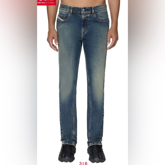 NWT - Diesel 2021 Mid Waist Slim Fit Bootcut Jeans - W31 L32 - Picture 2 of 15